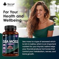 New Leaf Sea Moss Tablets 6 Month Supply